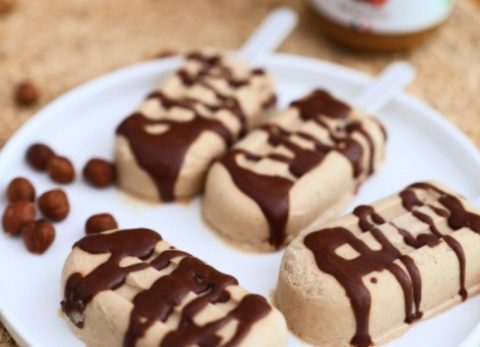 Recette Crème glacée vegan aux noisettes et sans sucre pour enfants
