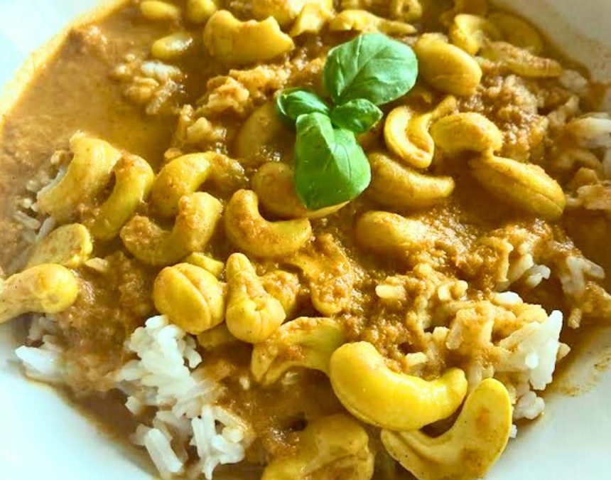 Curry de cajou végétal
