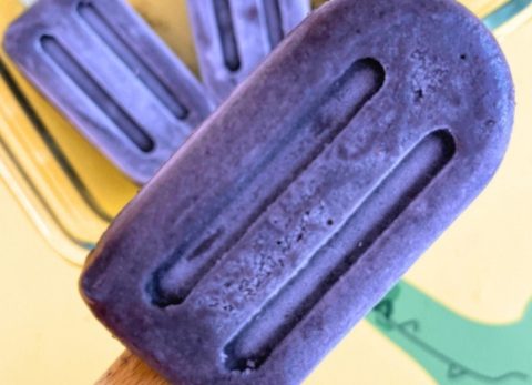 Recette Glace vegan myrtille & haricots rouges sans sucre