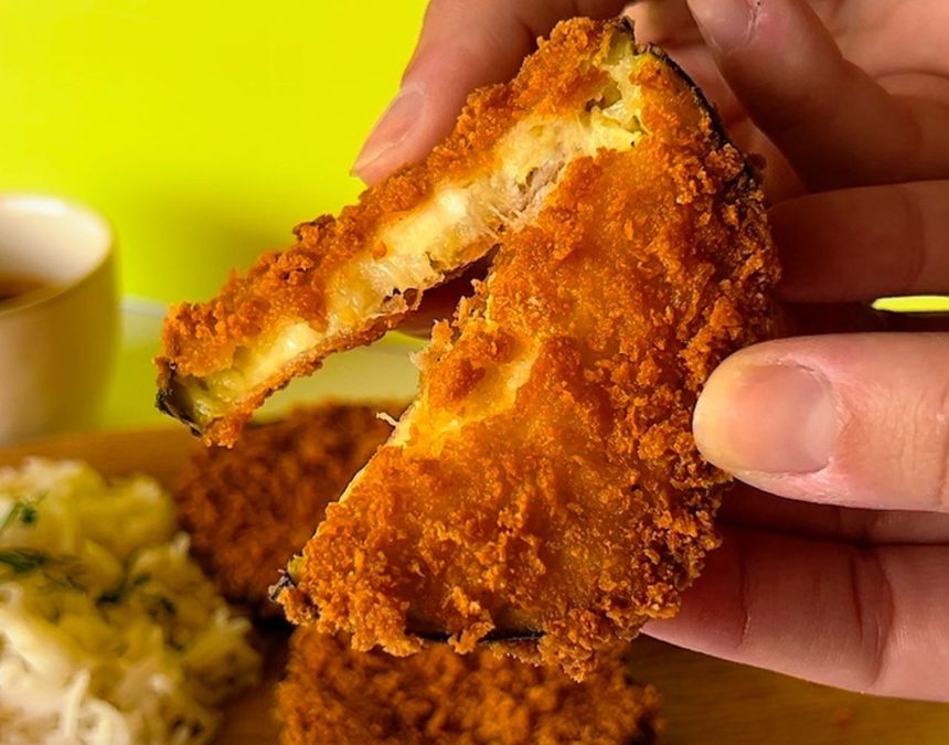 Katsu d’aubergines vegan