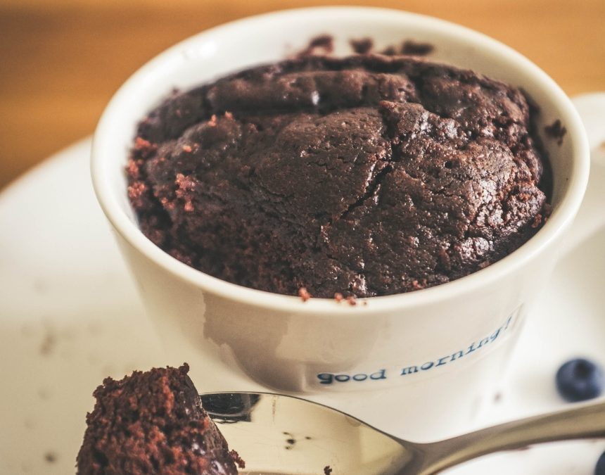 Mug-cake au chocolat vegan
