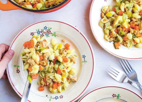 Recette One pot pasta vegan