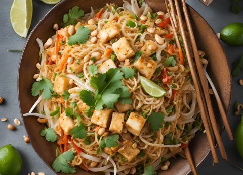 Recette Pad thaï vegan