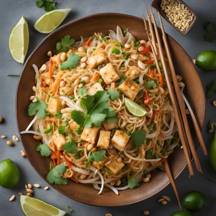 Pad thaï végan