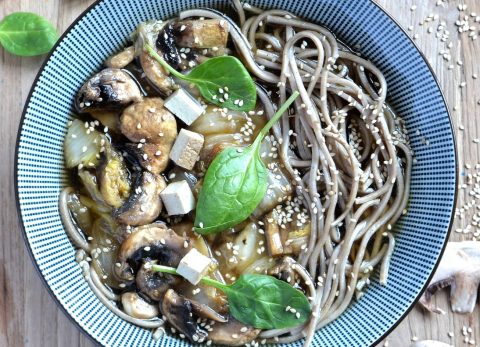 Recette Ramen végan de saison