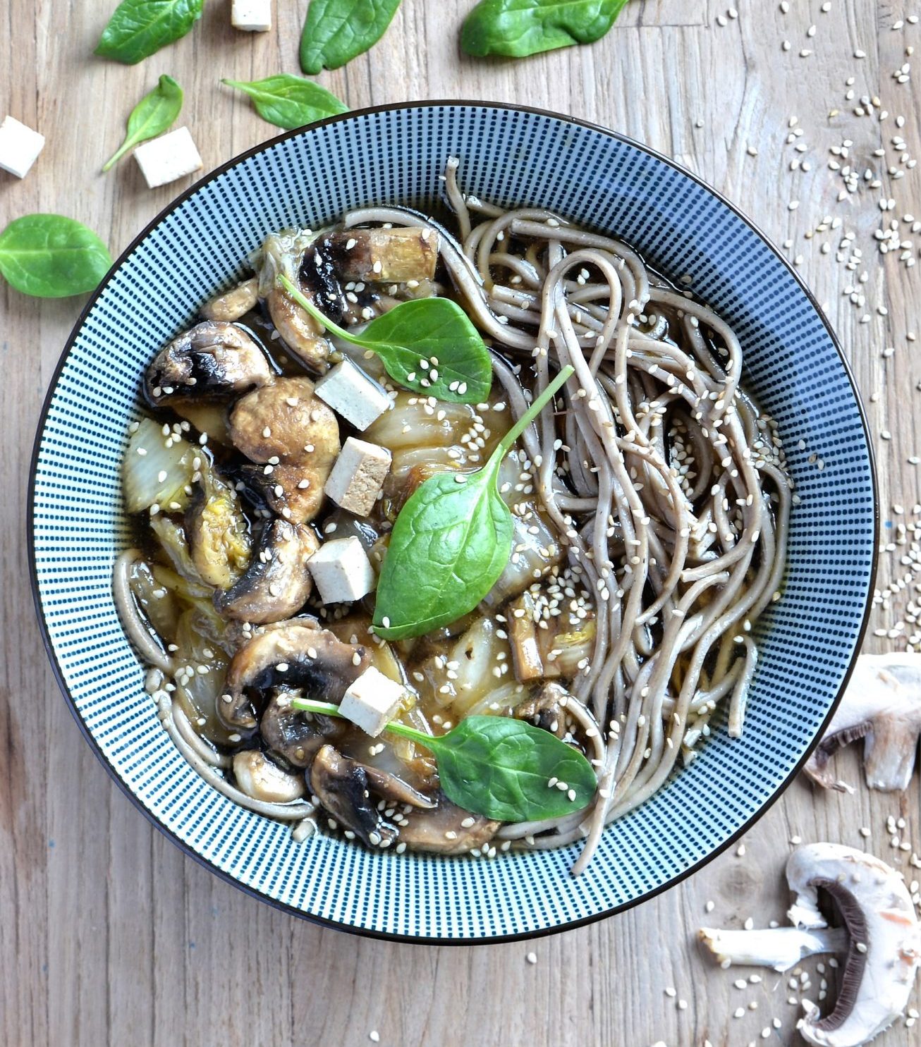 Recette Ramen vegan de saison