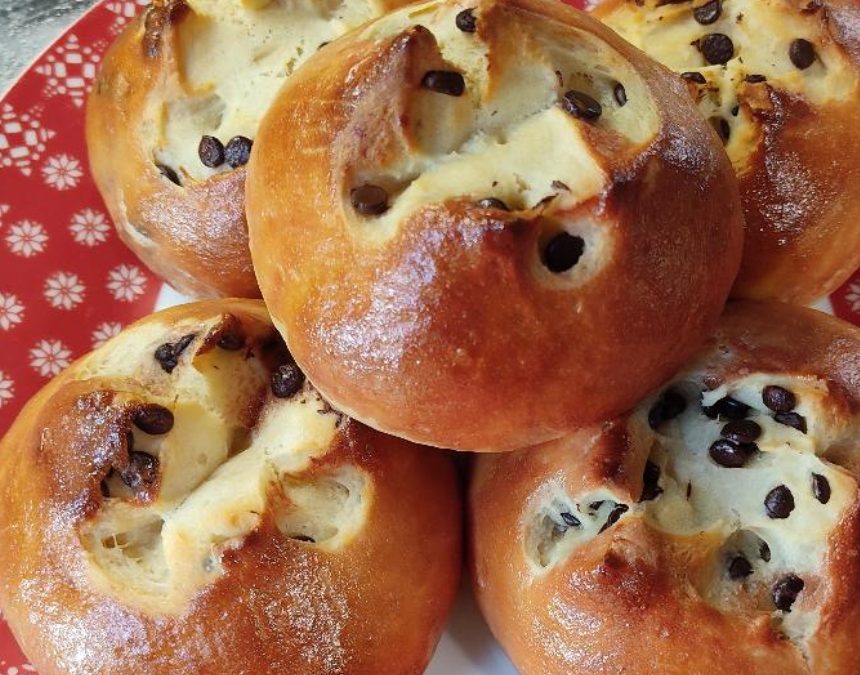 Briochettes végétales au chocolat