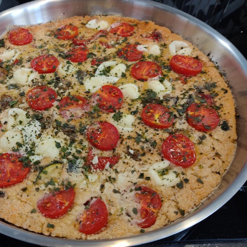 Frittata courgette poivrons