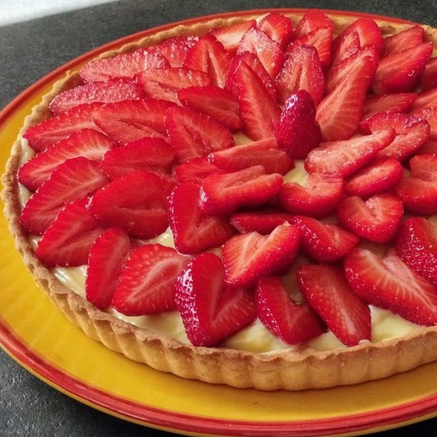 Recette Tarte aux fraises végane
