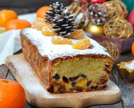 Recette Cake de Noël aux fruits secs