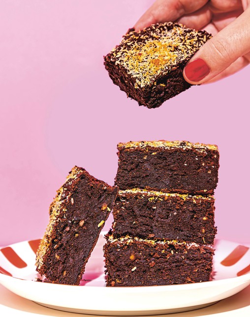 Brownie aux pois chiches et cacahuète