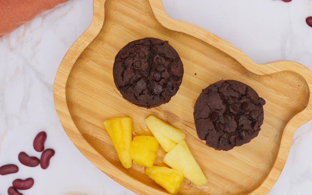 Muffins DME haricots rouges caroube