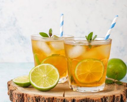 Recette Thé vert glacé au citron vert maison